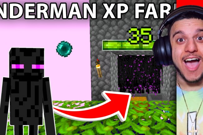 Minecraft Bedrock Edition 1.18 Enderman XP Farm