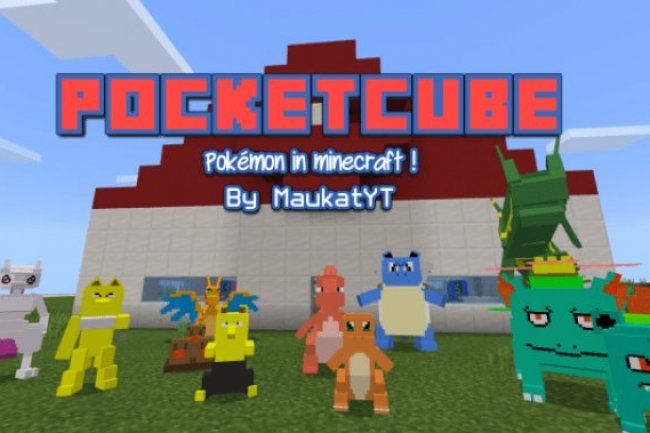 PoketCube Add-on for MCPE 1.19+ Render Dragon Pixelmon on MCPE