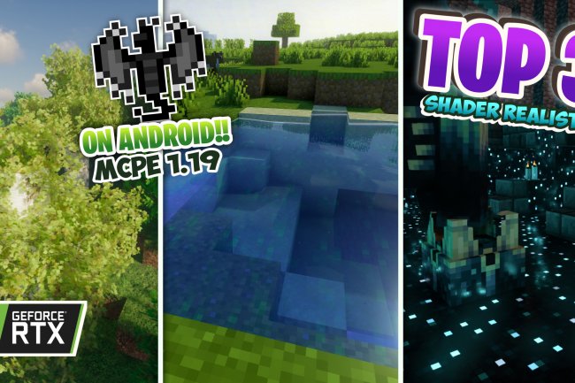 Top 2 Shaders MCPE 1.19+ - ANDROID LOW/MEDIUM DEVICE RAM 1GB