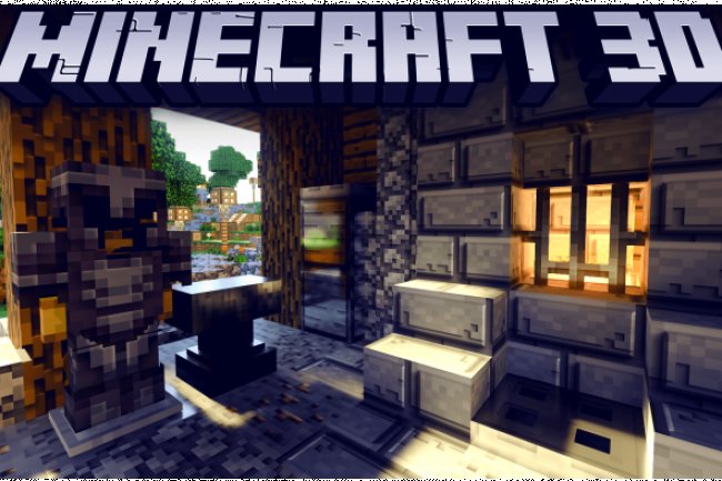 Minecraft 3D RTX Texture Pack
