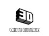 White 3D Outline Texture Pack for Minecraft Bedrock