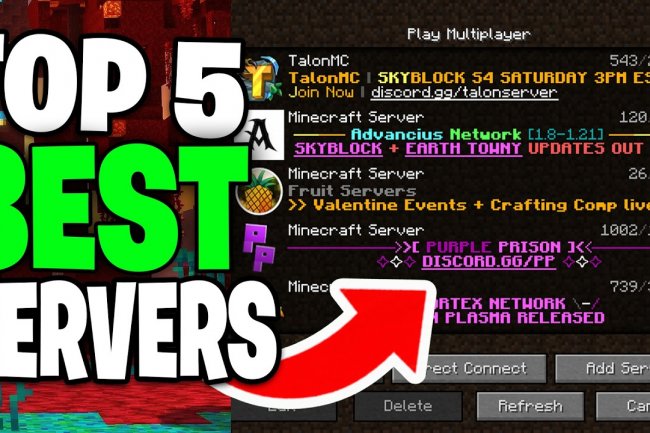 Top 10 BEST Minecraft Servers you have to join in Summer 2026