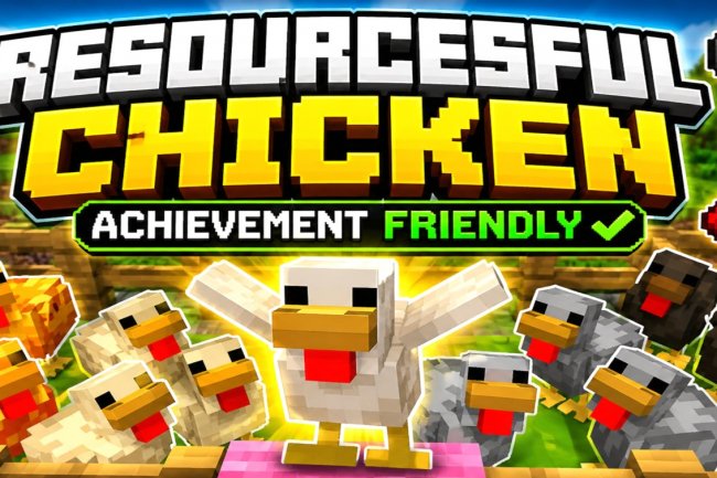 Resourceful Chicken Addon: Best MCPE Addons 2026