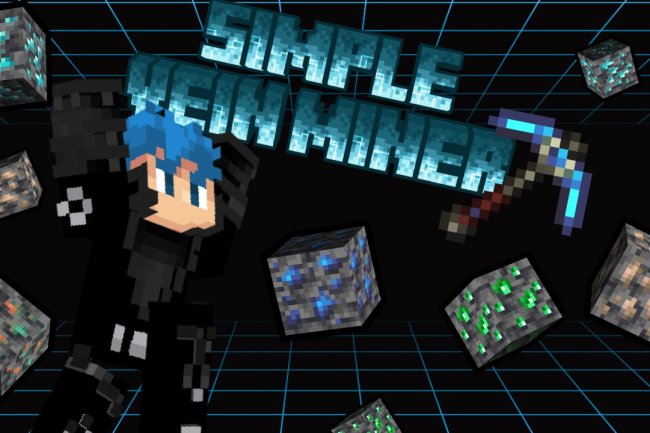 Vein Miner Minecraft Addon: Mine Ore Faster