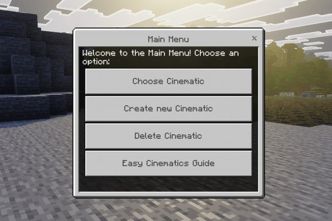 Easy Cinematic 3.5: Best MCPE Addon for Camera Control