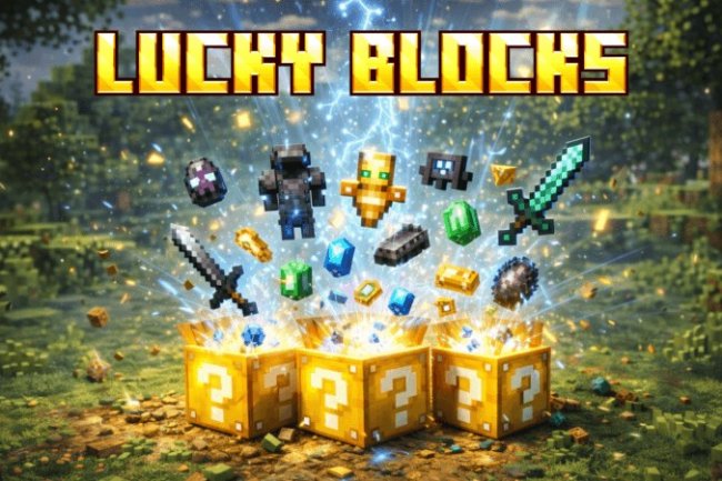 Ferous Lucky Block Addon: Best MCPE Addons 2026