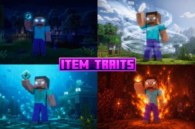 Item Traits Addon: Best MCPE Addons for Visual Effects