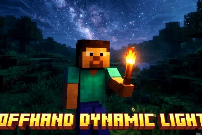 Off-Hand Dynamic Light Addon: Best MCPE Addons for Lighting