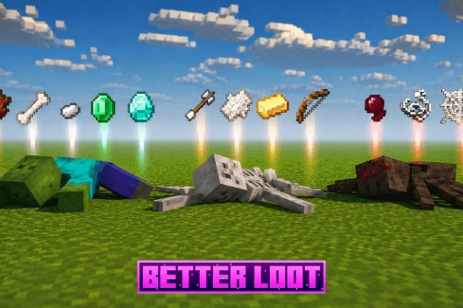 Better Loot Addon MCPE: Themed Mob Drops & More Variety
