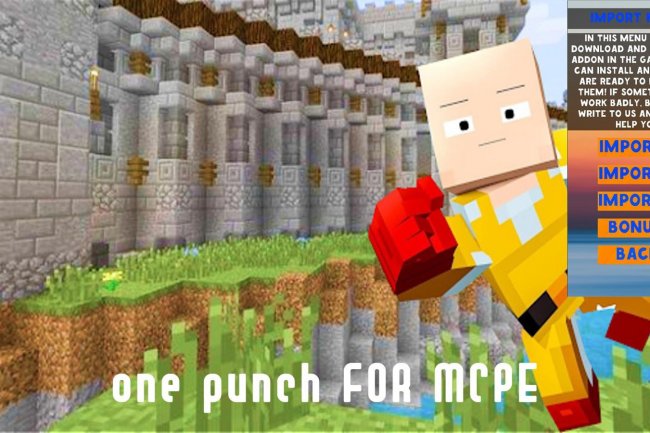 One Punch Man Minecraft Addon: Play as Saitama in Bedrock