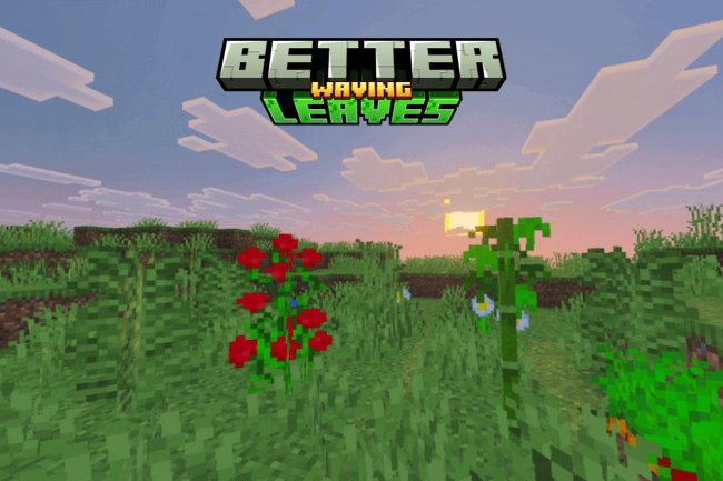 Waving Leaves Texture Pack MCPE 1.21 - Best Animated Foliage
