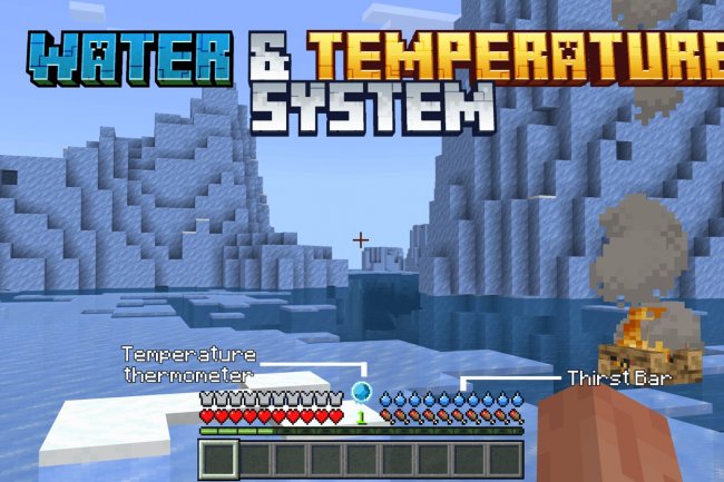 Best MCPE Addons 2026: Survival Water & Temperature System