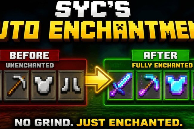 Auto Enchantment Pro: Best MCPE Addon for 1.21