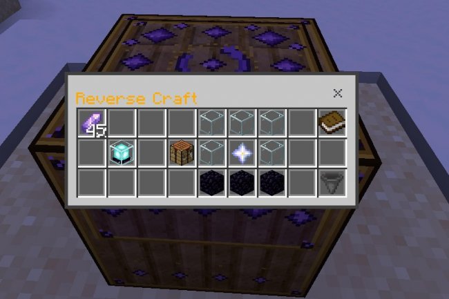Reverse Craft Table Mod: Uncraft Items in MCPE 2026