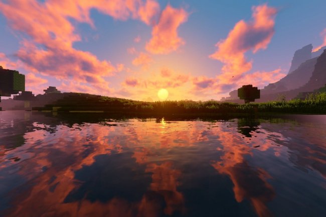 Best Shaders for Minecraft PE: Animated Menu Crystal Lake