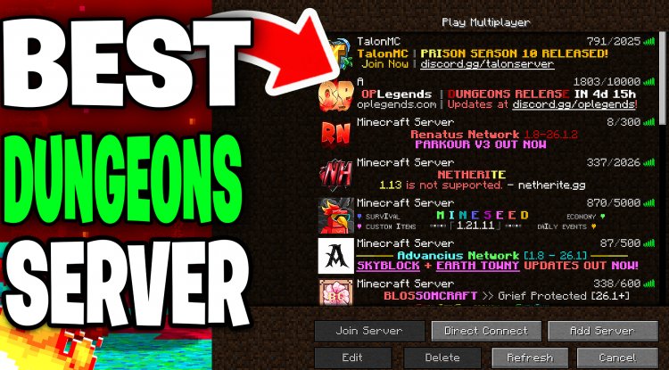 Best Minecraft Dungeons Servers 2026 Guide - Top OP Dungeon Servers, Custom Loot, Boss Fights and Multiplayer Raids Ranked