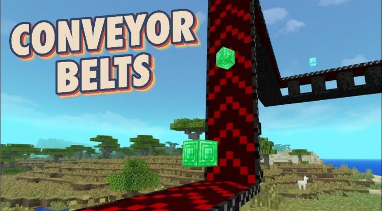 Conveyor Belt Addon for Minecraft Bedrock - MCPE