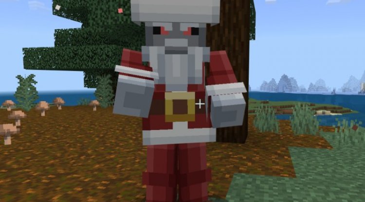 Evil Santa Claus Addon for Minecraft Bedrock - Boss Fight Guide