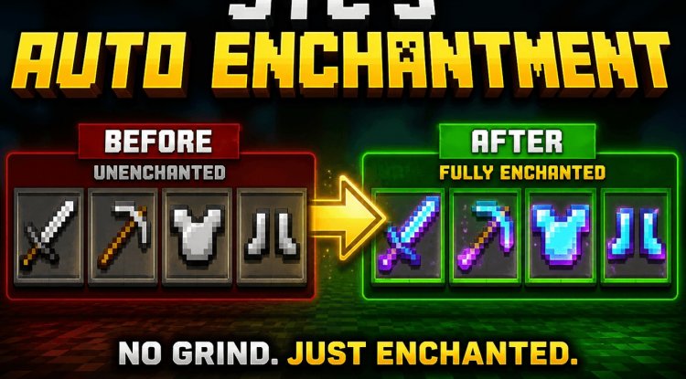 Auto Enchanter Addon for Minecraft Bedrock - Instant Max Enchants