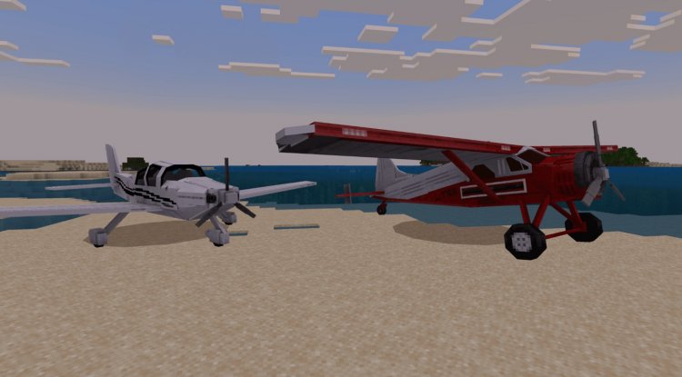 Airplanes Mod for Minecraft Bedrock: Fly 10 Aircraft Designs