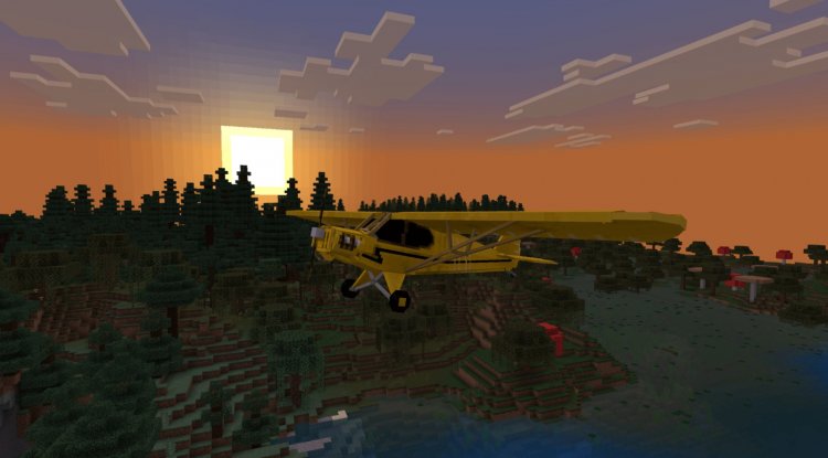 Airplanes Mod for Minecraft Bedrock: Fly 10 Aircraft Designs