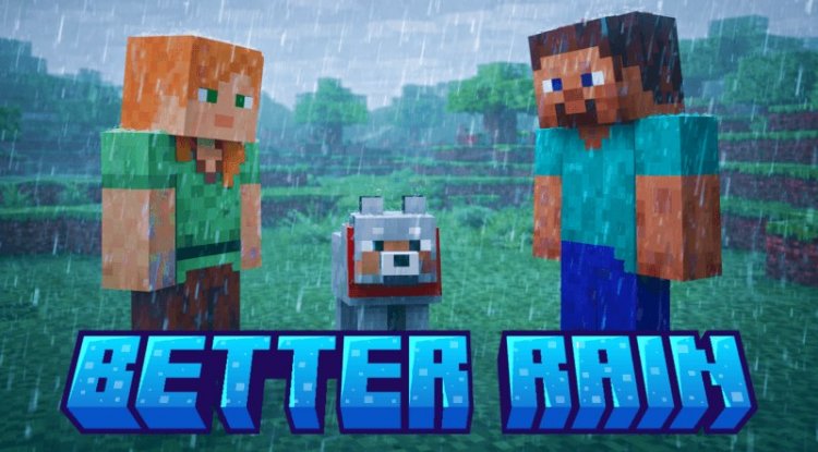 Better Rain+ Texture Pack: Customize Minecraft Bedrock Rain