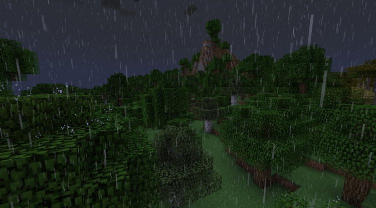 Better Rain+ Texture Pack: Customize Minecraft Bedrock Rain