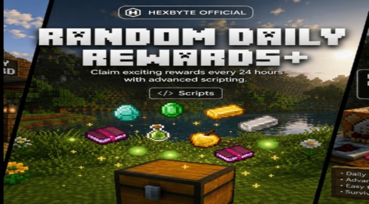 Random Daily Rewards+ MCPE Addon: Best Minecraft Addons 2026