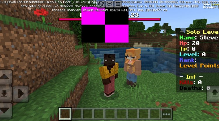 Solo Leveling Craft Addon for Minecraft Bedrock
