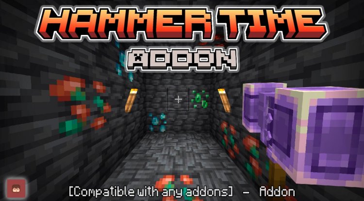 Hammer Time 2D: Best MCPE Addon for Area Mining Tools