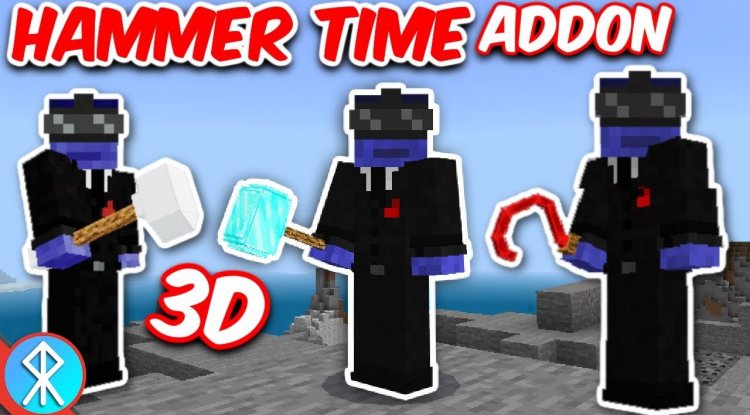 Hammer Time 2D: Best MCPE Addon for Area Mining Tools