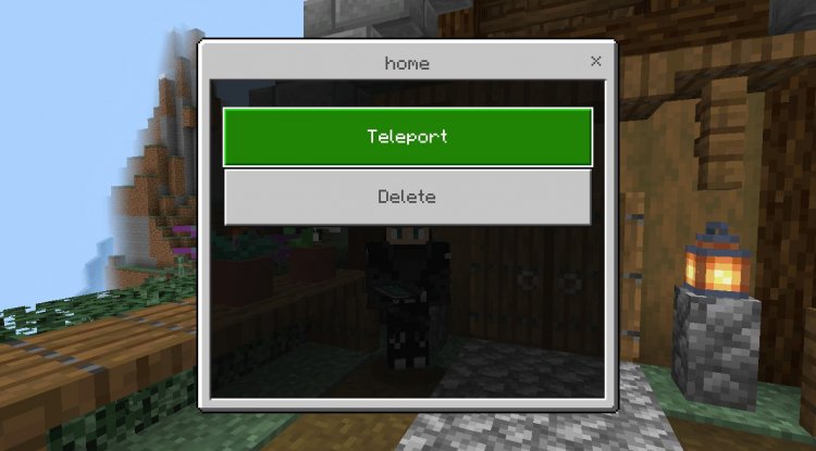 Simple Teleport Minecraft Addon: Fast Travel & Durability