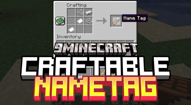 Craftable Name Tag Addon for MCPE - Best Minecraft Addons 2026