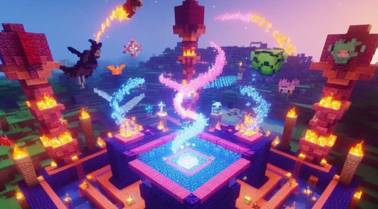 Red Mage Addon for Minecraft PE: Cast Spells & Control Mobs