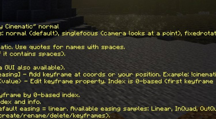 Easy Cinematic 3.5: Best MCPE Addon for Camera Control