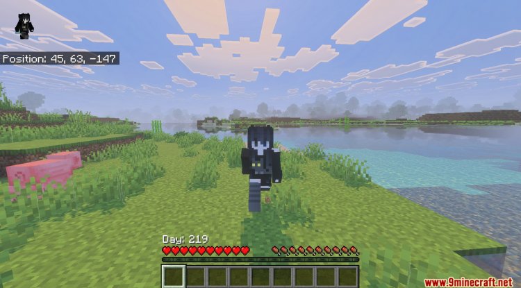 Colorful Coords & Days Pack for Minecraft Bedrock