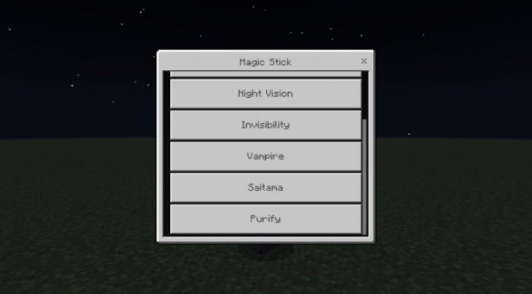 Magic Stick Addon for Minecraft Bedrock: Cheat Menu Guide