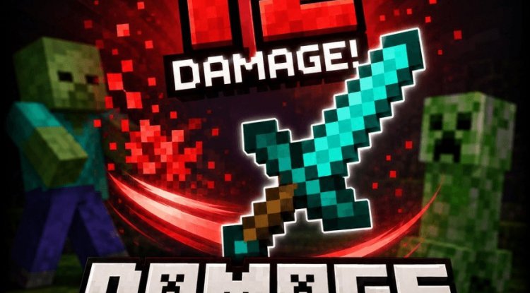 Best Minecraft Addons 2026: Damage Indicator by BAKUTHEBUILDER