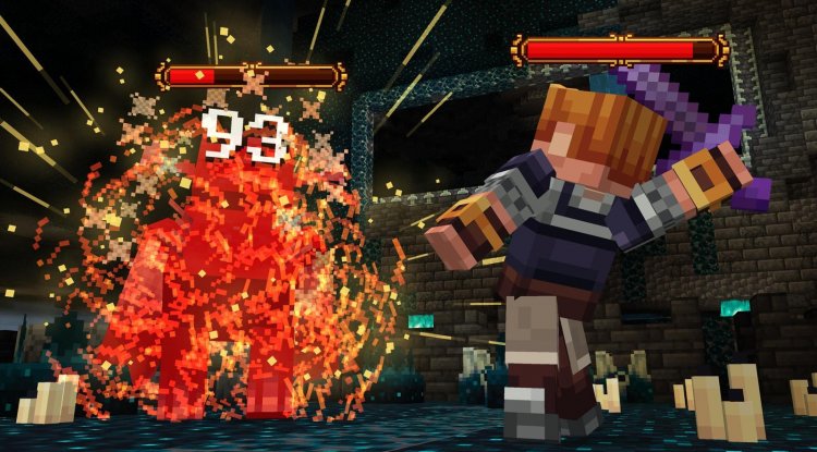 Best Minecraft Addons 2026: Damage Indicator by BAKUTHEBUILDER