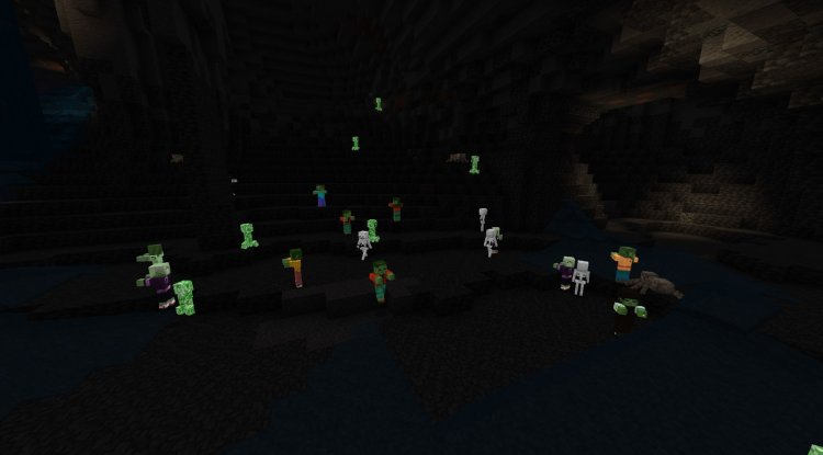 Ultimate Glowing Mobs RP: Best MCPE Addon for Mob Visibility
