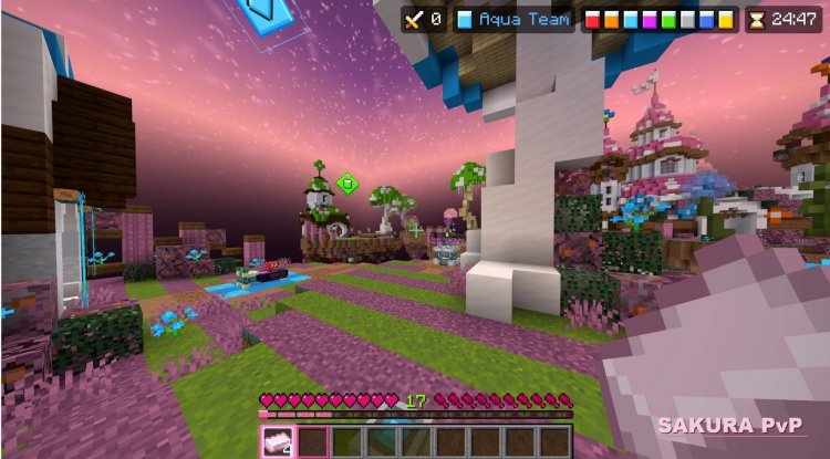 Sakura PvP Texture Pack: Pink Competitive Edge for MCPE