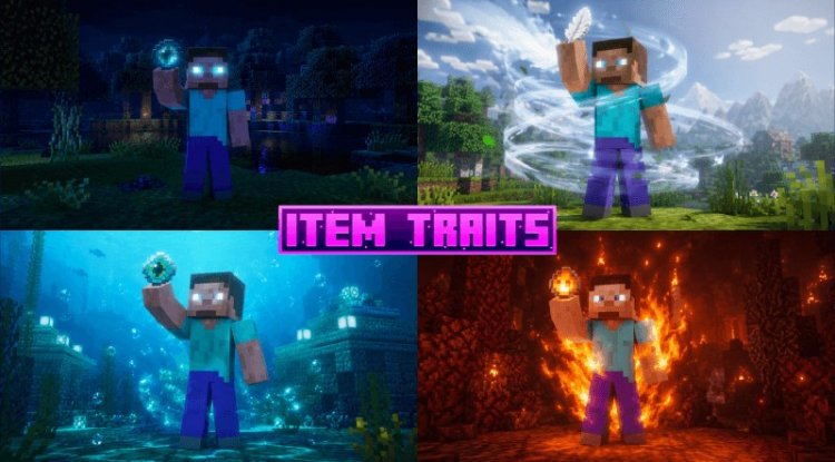 Item Traits Addon: Best MCPE Addons for Visual Effects