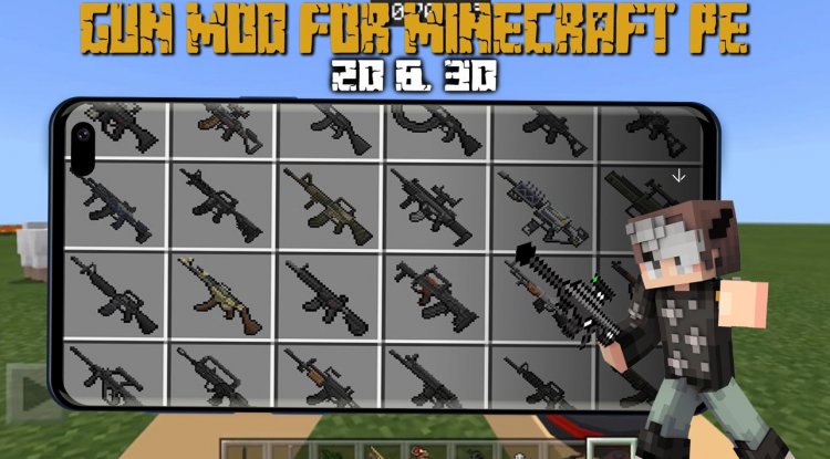 Zephyr Gun: Best MCPE Addon for Craftable Weapons