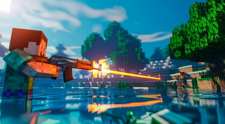 Zephyr Gun: Best MCPE Addon for Craftable Weapons