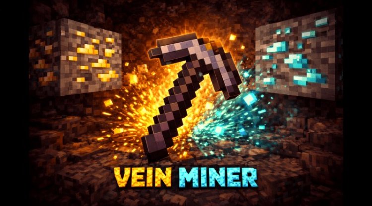 Shadow Vein Miner: Best Minecraft Addon for Instant Ore Mining