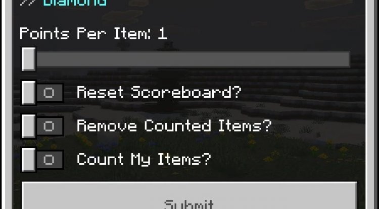 Real Item Counter: Best MCPE Addon for Auto Scoreboards