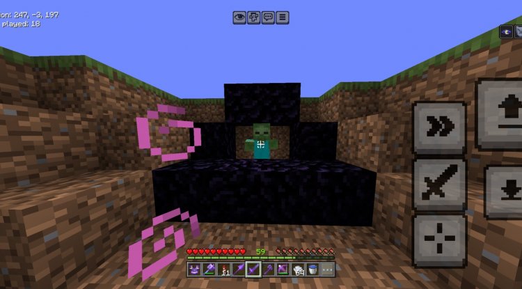 YSZ Crosshair Indicator Texture Pack for MCPE