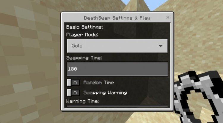 Deathswap Advanced: Best MCPE Addon for Trap Duels