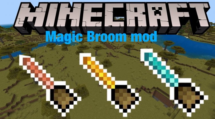 Flying Broomstick Mod for Minecraft Bedrock 2026