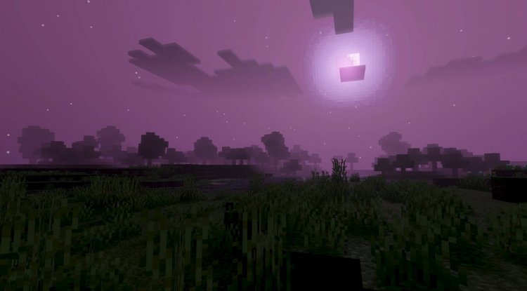 End Visual Dimension Texture Pack for Minecraft Bedrock